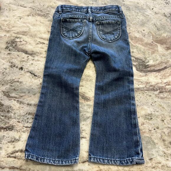 Baby Gap Medium Wash Girls Flare Jeans Size 3 - Picture 3 of 3